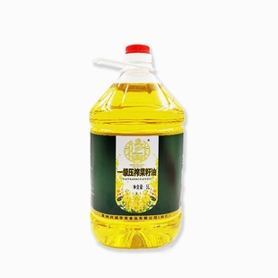 一级压榨菜籽油5L