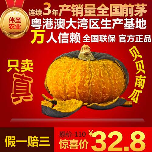 伟圣正宗一号普装包邮贝贝南瓜