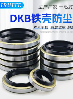 DKB型外骨架铁壳防尘圈85/90/95/100*99/104/109/114*8/11密封圈
