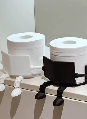 【家居收纳好物】纸巾收纳层架化妆室卷筒卫生纸架纸巾架免打孔厕