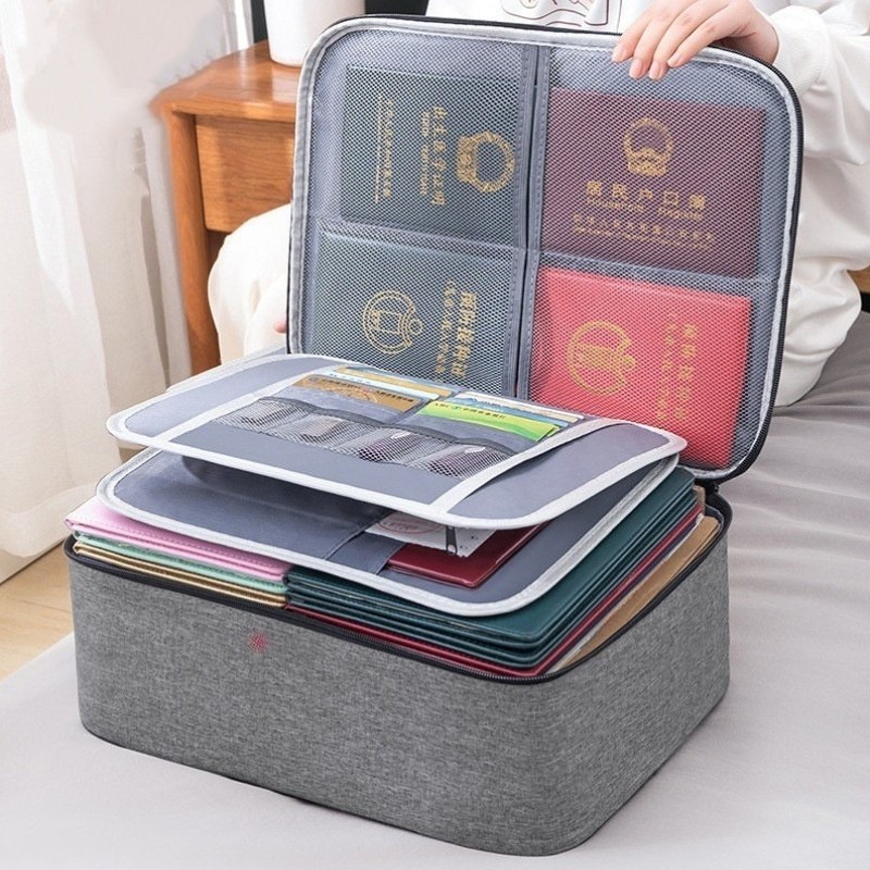 防水证件收纳包盒家用神器家庭资料房产证书文件整理箱袋卡包,收纳整理,卡包/证件包,淘宝优惠券,粉丝福利购,淘宝优惠卷