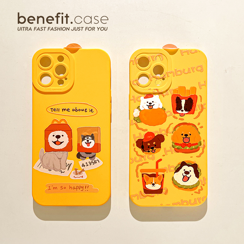 适用于苹果情侣可爱卡通