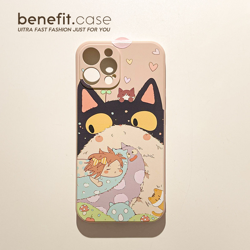 benefit可爱卡通龙猫女孩17pro16适用于iphone1