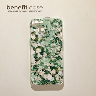 Benefit法式 小清新蔷薇花17pro16适用15苹果13promax手机壳iphone12软壳14promax少女11xsmax小众xr透明8p网