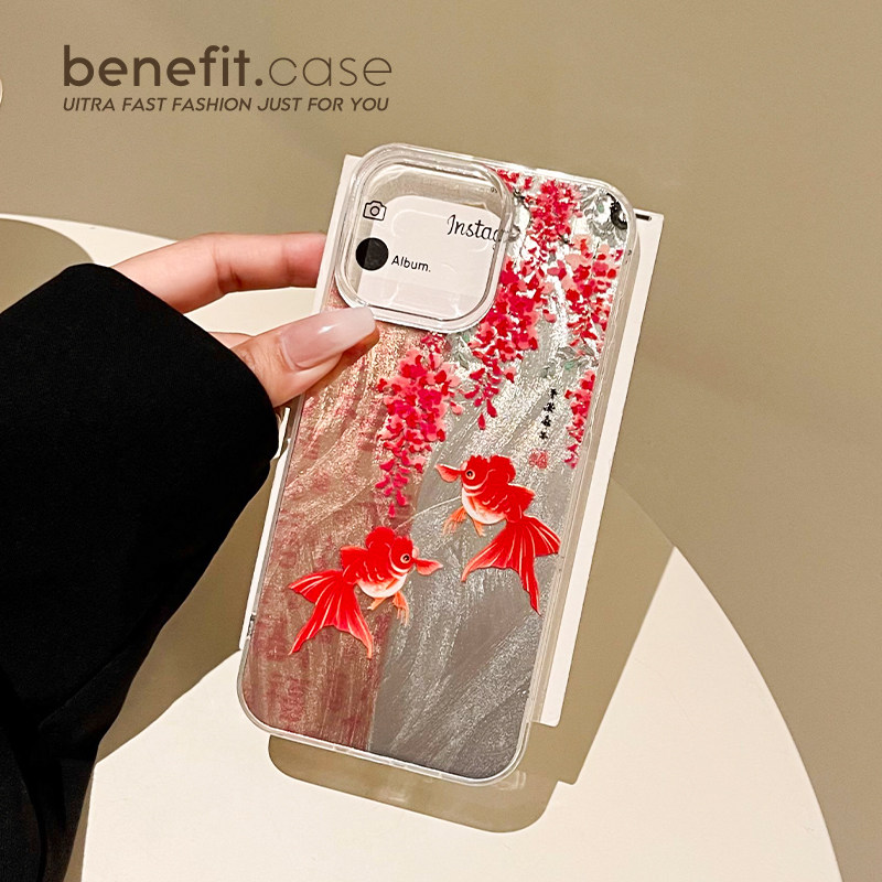 benefit国风书法红花锦鲤17适用于iphone16prom