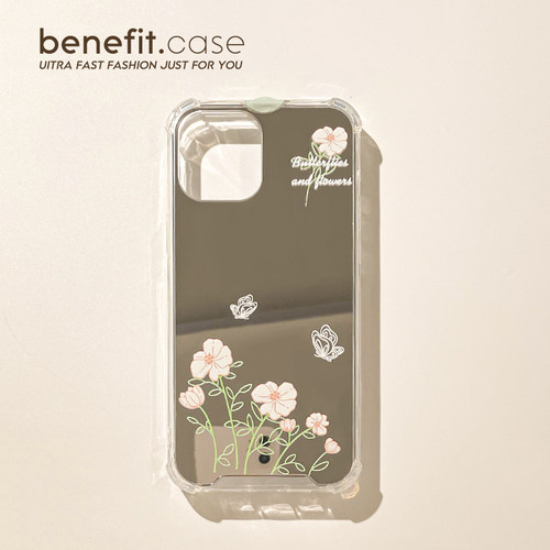 蝴蝶花朵简约ins小清新手机壳