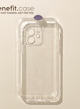 Benefit简约相框不打印17pro16适用15苹果13promax手机壳iphone12mini套14promax透明11/xsmax女xr软壳8pl个