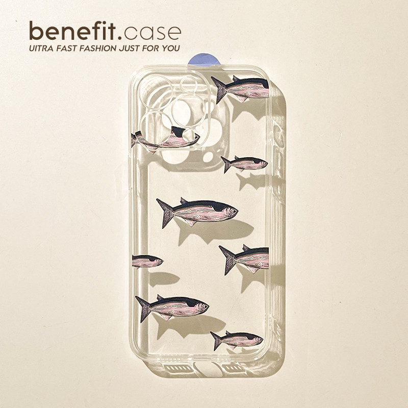 benefit日韩趣味简约咸鱼17适用于iphone16prom