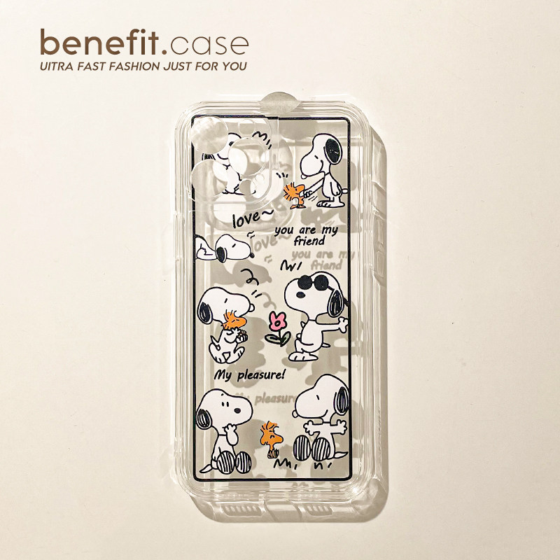 benefit日韩卡通苹果手机壳