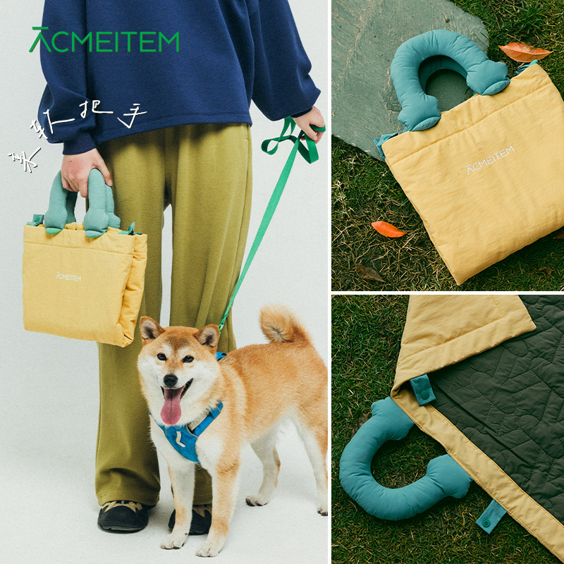 ACMEITEM爱棵米 宠物户外垫狗狗猫咪出行户外自收纳玩具包