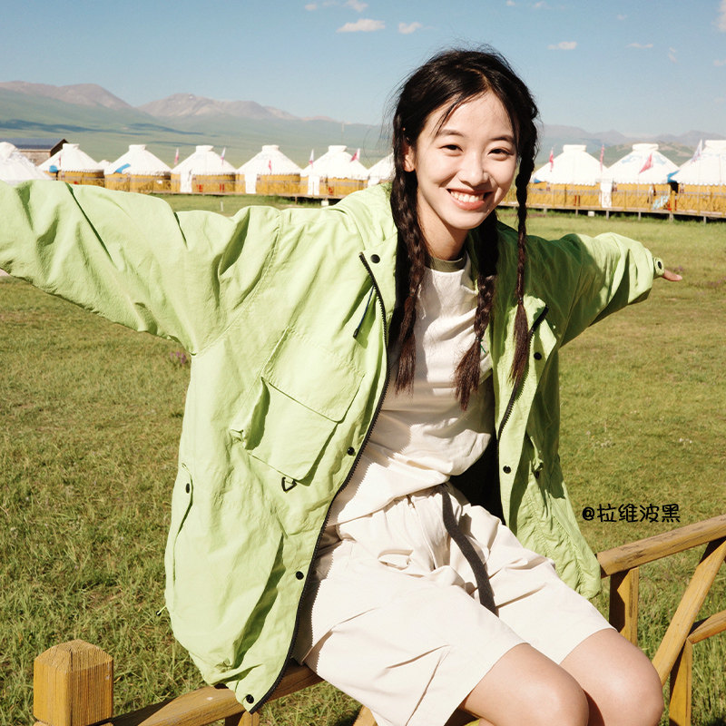 ACMEITEM爱棵米 户外亲子休闲夹克连帽宽松多口袋工装外套男女,户外/登山/野营/旅行用品,户外休闲衣,淘宝优惠券,粉丝福利购,淘宝优惠卷