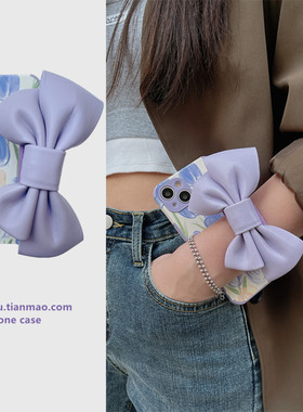 ins郁金香适用于vivox70手机壳vivo保护套x60手腕带x50pro蝴蝶结x30紫色s12女新款s10pro夏天x60pro小众s9/s7