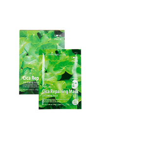 韩国LOVE DES FACE积雪草面膜敏感肌修复舒缓脸泛红补水保湿面膜