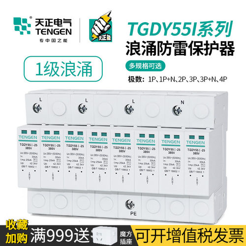 天正电气TGDY55I一级电涌保护器