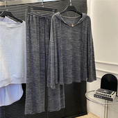 两件套 运动套装 300斤宽松休闲大版 女连帽卫衣胖MM休闲长裤 特大码