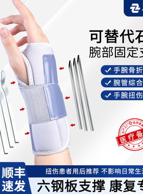 「顺丰」护腕手腕骨折支撑夹板护具掌腕管综合症腕关节支具固定器