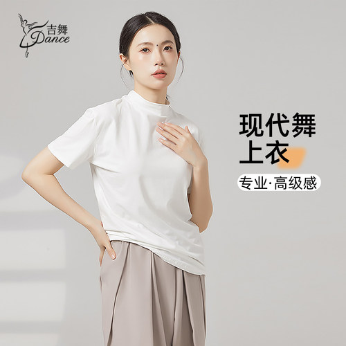 现代舞短袖上衣日常可穿高级感