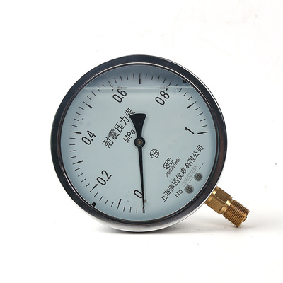 YN150大表盘耐震压力表油压水压气压表1MPA/0-1.6mpa精度1.6级