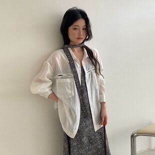 十三行款 春季 式 休闲新款 双口袋 8114MOXI衬衫 女装