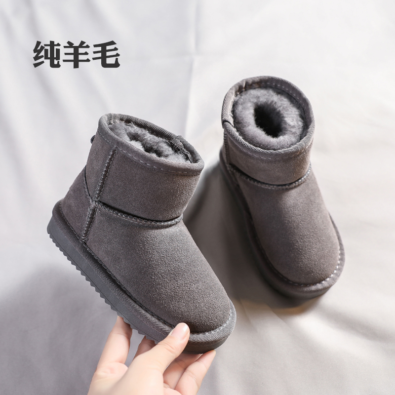纯羊毛真皮韩版冬季防水保暖鞋