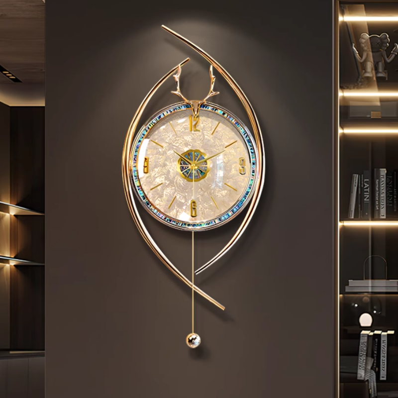 【贝壳合金】轻奢高端挂钟