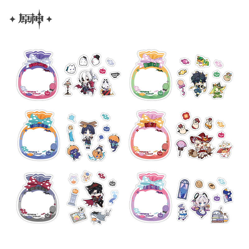 【原神官方】幽夜绮想系列贴纸套组 Genshin