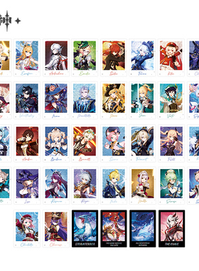 【原神官方】原神主题系列角色收藏卡礼盒 Genshin