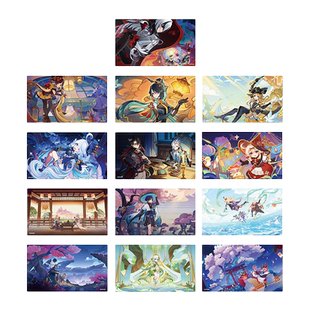 【原神官方】版本前瞻系列 透卡  Genshin