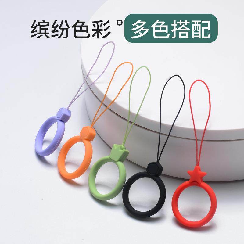 手机挂绳女款液态硅胶指环圈扣挂绳手机壳短款手腕防滑防丢绳链条U盘水杯钥匙学生卡可爱挂件可爱舒适,3C数码配件,手机挂件/手机链,淘宝优惠券,粉丝福利购,淘宝优惠卷