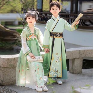 男童汉服2026新款夏季女童超仙古装国学服儿童春秋款中国风演出服