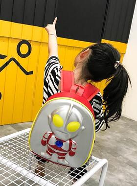 奥特曼书包男女儿童幼儿园超人3D立体大中小班宝宝迪迦小飞侠背包
