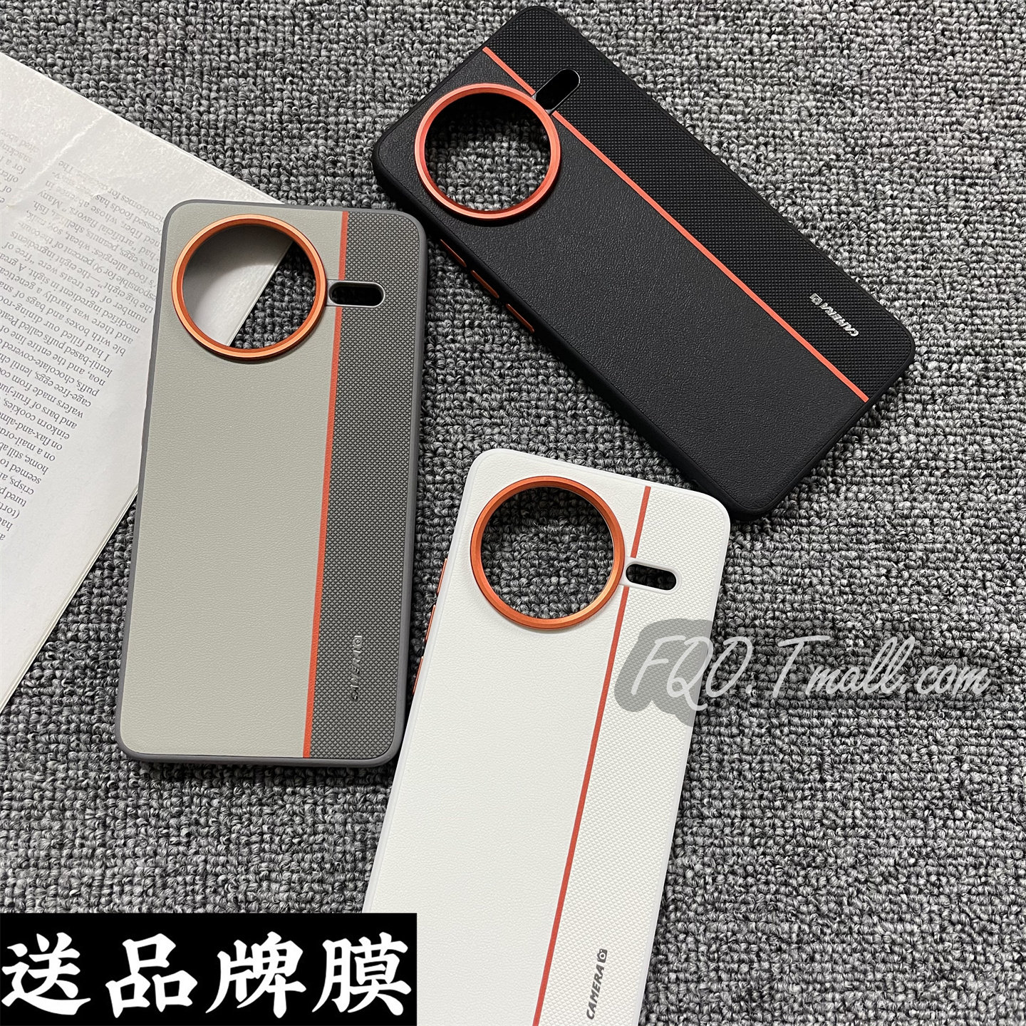 Fqo 适用红米K80手机壳金属镜头磨砂素皮RedMi k80Pro散热防滑三拼金甲简约ins风软边超薄裸机防摔男女保护