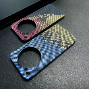 肤感镜头大孔X8Pro硬壳男 Findx8ultra手机壳findx7水印工艺纹碧海金沙findx8s Fqo 超薄碳纤维纹理适用OPPO