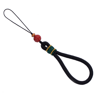 琼睿手工编织手机链挂绳手腕款手机挂件金刚菩提朱砂车钥匙扣挂饰手机绳子挂手腕绳平安挂坠U盘吊坠防丢防摔