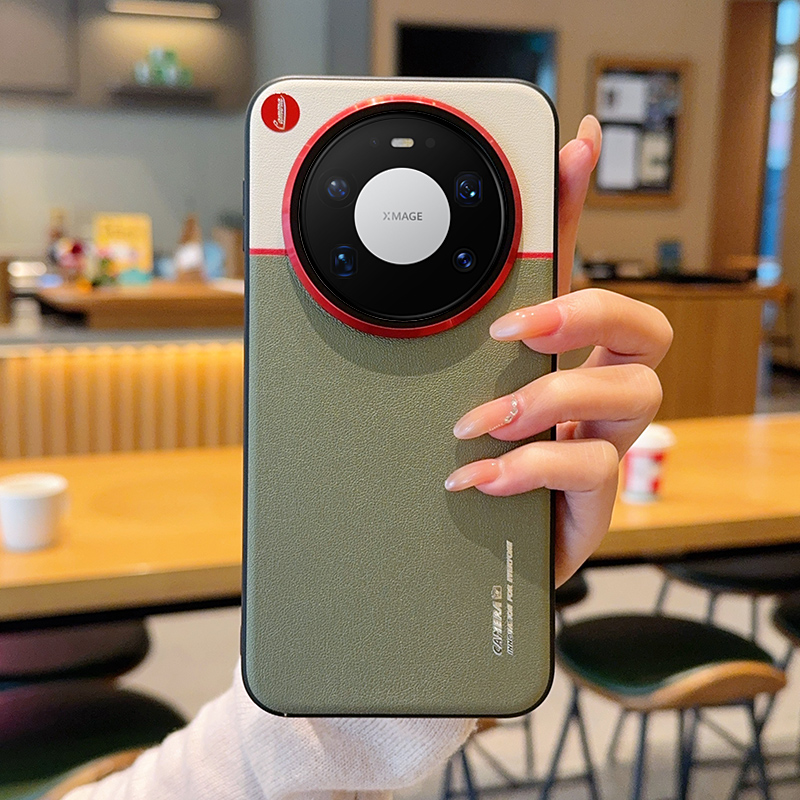 适用华为mate80手机壳三拼高级皮套新款mate80pro保护套奢华简约mate80promax个性时尚超薄全包防摔手机套