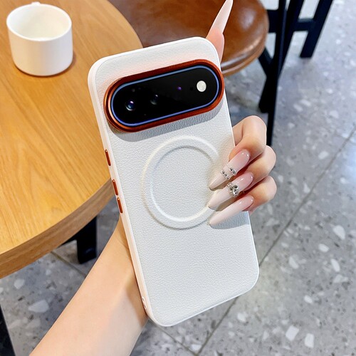 适用谷歌Pixel11ProXL手机壳磁吸高级皮套新款Pixel11Pro保护套奢华简约Pixel11个性时尚超薄全包防摔手机套