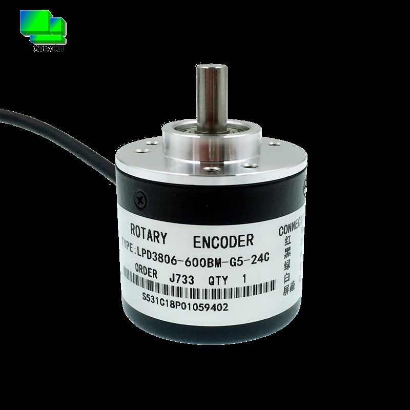 直销LPD3806-600BM-G5-24C脉冲实心轴AB相增量式光电旋转编码器NP