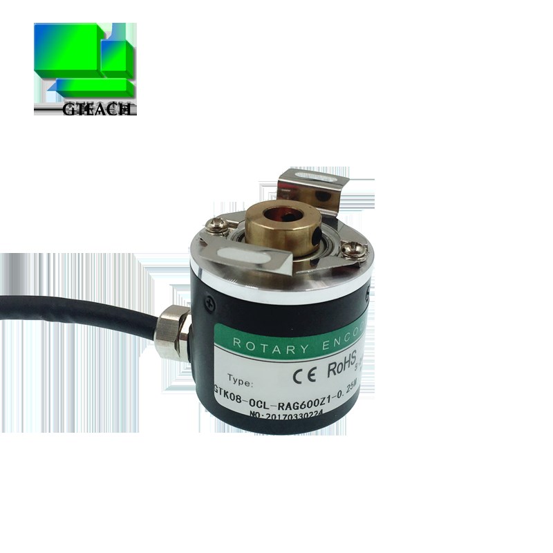 杰特仕空心轴光电旋转编码器GTK3808 600脉冲 ABZ三相 5-24V
