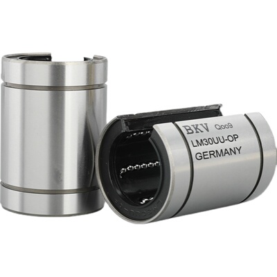 BKV德国进口开口型直线轴承LM8 10 12 13 16 20 25 30UU-OP滚针UR