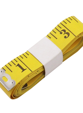 3米皮尺PVC纤维尺裁缝尺量衣尺软皮尺300厘米120英寸家用卷尺黄色