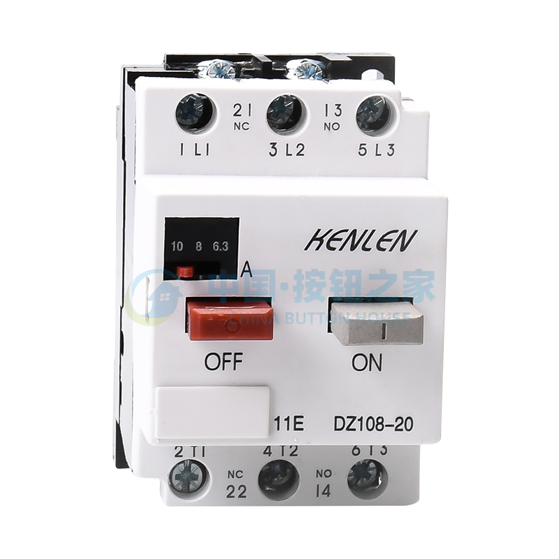现货供 塑壳断路器DZ108-20电机保护器3VE1电动机马达开关0.1-20A
