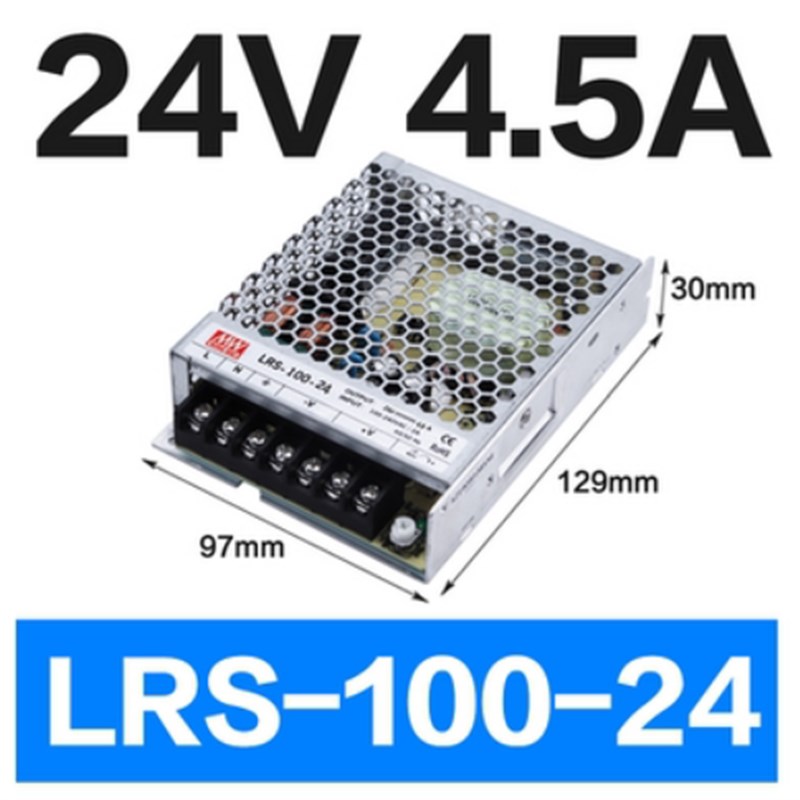 超薄L1RS-350/200/100/50开关电源220变转DC24V2VD5VC明纬48245v