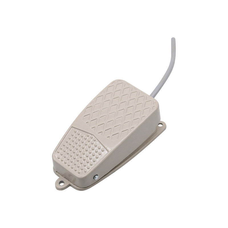 脚踏开关 EKW-5A-B脚踩点动复位带线FS-1 2 3 限位FS-201踏板开关