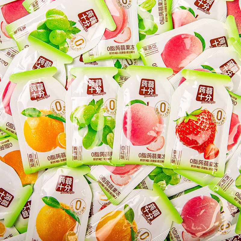 盐津铺子蒟蒻果冻小包装果冻吸吸冻儿童零食大礼包结婚喜糖伴手礼