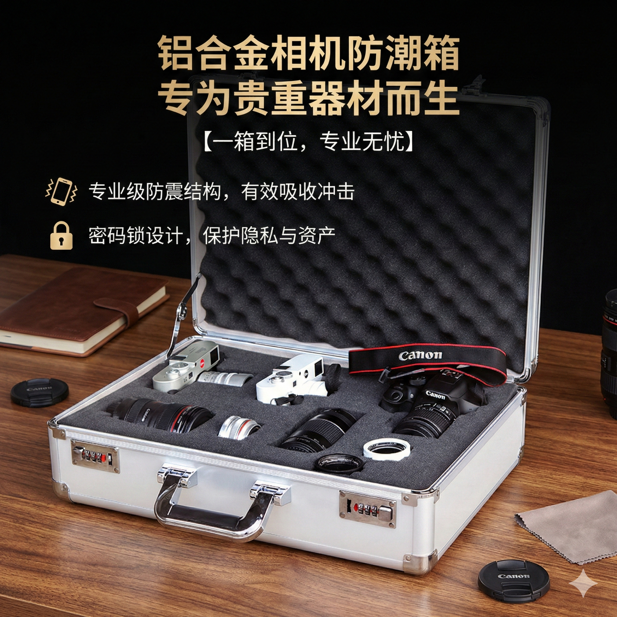 数码相机防潮箱单反干燥箱摄影器材镜头密封箱收纳箱大号海绵防震,3C数码配件,防潮箱,淘宝优惠券,粉丝福利购,淘宝优惠卷