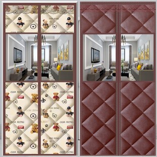 冬季加厚棉门帘磁性自吸家用保暖保温挡风防风隔断挂帘子防寒防冷