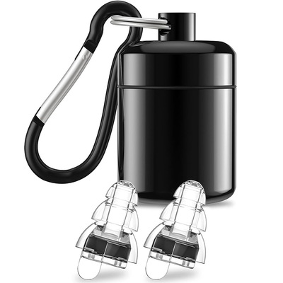 Soundproof liquid silicone earplugs storage waterproof bin