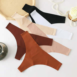 Sexy Women Underwear Ice Underpants Seamless Silk Panties