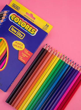 Oil colored pencils with 24 colors for painting, colored pen