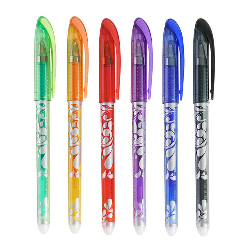 0.5mm 6 Colors Ink Refills Washable Office Stationery Disap